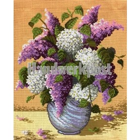 stramin + garnpaket, hortensia's (100% wolle)