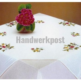 stielstichdecke viooltjes, wit