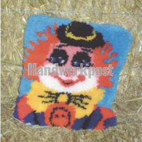 knüpfkissen clown (excl. knüpfhaken)