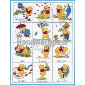 stickpackung winnie de pooh, twaalf maanden-1