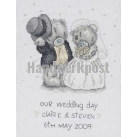 stickpackung me to you, hochzeit claire-steven