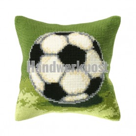 kreuzstichkissen voetbal