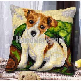 kreuzstichkissen jack russel