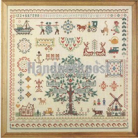 stickpackung sampler, stamboom