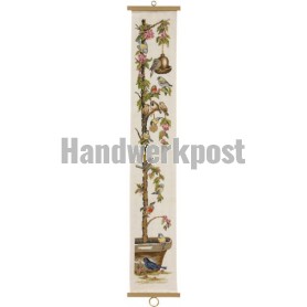 stickpackung klingelzug, vogels tussen kersenbloesem