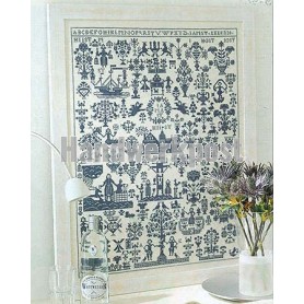 stickpackung sampler, anno 1830