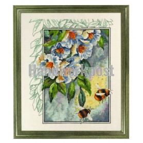 stickpackung bijen met bloemen