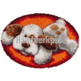 knüpfdecke hond