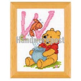 stickpackung winnie de pooh, letter W