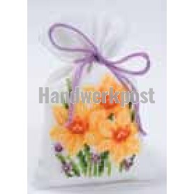 stickpackung kräutertütchen, narcissen
