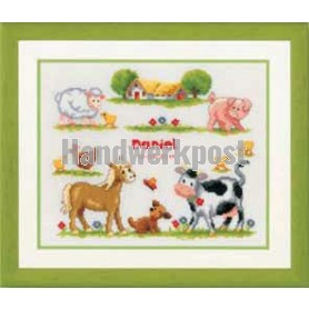 stickpackung bauernhof, geburt daniël