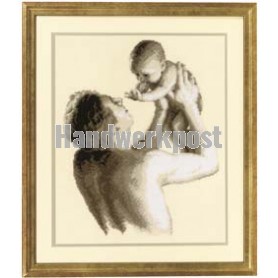 stickpackung vader met baby