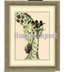 stickpackung giraffe met jong