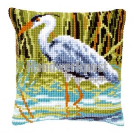 kreuzstichkissen reiger