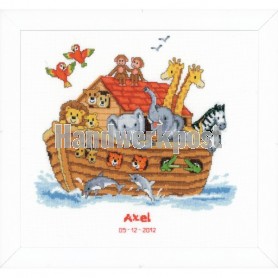 stickpackung ark van noach, geburt axel