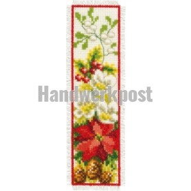 stickpackung lesezeichen, winterbloemen