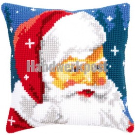 kreuzstichkissen kerstman