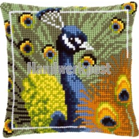 kreuzstichkissen pauw