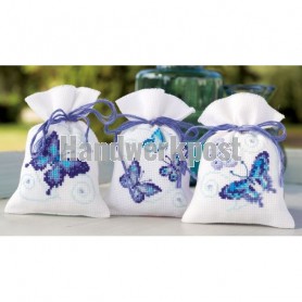 stickpackung kräutertütchen (3 st.) blauwe vlinders