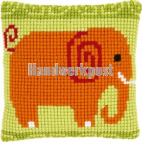 kreuzstichkissen olifant