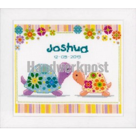 stickpackung schildpadjes, geburt joshua