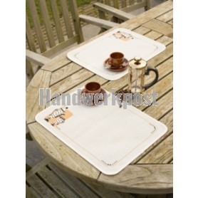 platzdeckchen (2 st.) koffie/thee, ecru