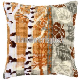 kreuzstichkissen herfstsfeer