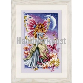 stickpackung bloemenfee met maan en vlinders