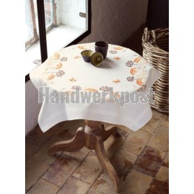 stielstichdecke fluitekruid met vlinder, wit