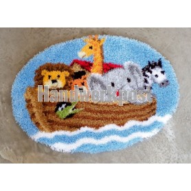 knüpfdecke "ark van noach"