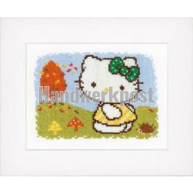 stickpackung hello kitty, vier seizoenen, herfst