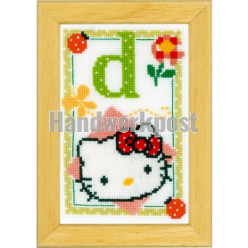 stickpackung hello kitty, letter D