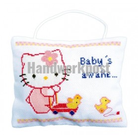 stickpackung türhänger, hello kitty, baby slaapt/is wakker