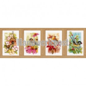 stickpackung vier seizoenen, vogels vierluik