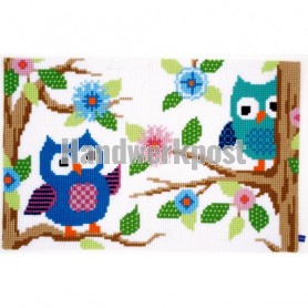 kreuzstichteppich taterende uiltjes, uilenpraatje