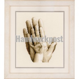 stickpackung hand van klein naar groot