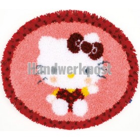 knüpfdecke hello kitty, in de bakkerij