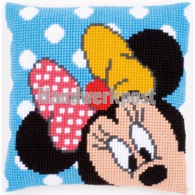 kreuzstichkissen mickey mouse, minnie kiekeboe