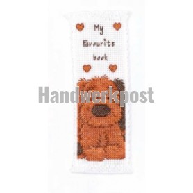 stickpackung lesezeichen, popcorn bear, biscuit