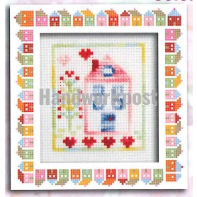 stickpackung huis in pastelkleuren (incl. p.p.)