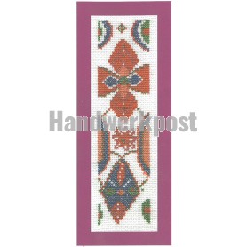 stickpackung lesezeichen, glas en lood