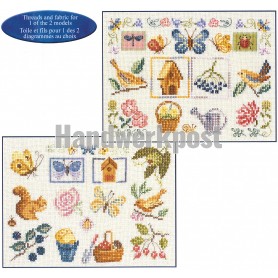 stickpackung flora en fauna (material für 1 dessin)