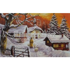 stramin winterlandschap