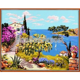 stramin + garnpaket, vergezicht