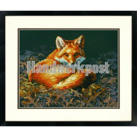 stickpackung vos bij avondzon