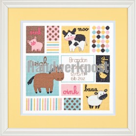 stickpackung bauernhof, geburt brandon-james