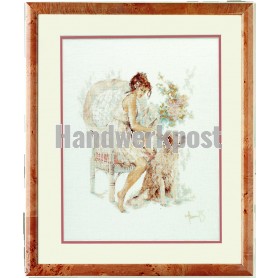 stickpackung willem haenraets, vrouw met hond