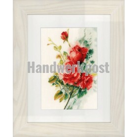 stickpackung rode rozenboeket