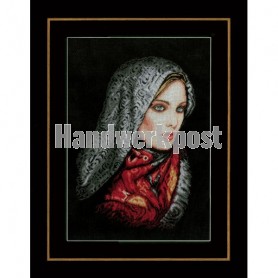 stickpackung gesluierde vrouw