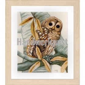 stickpackung marjolein bastin, uil tussen herfstbladeren